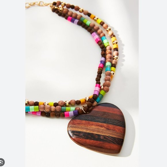 DANNIJO Retro Heart Necklace - Picture 5 of 6